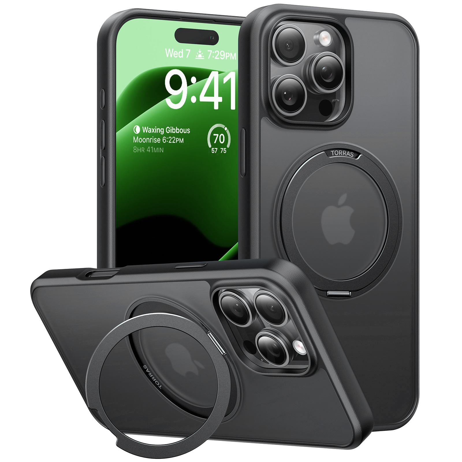 Torras - Ostand Pro Series - iPhone 16 Pro - Black KF2344118