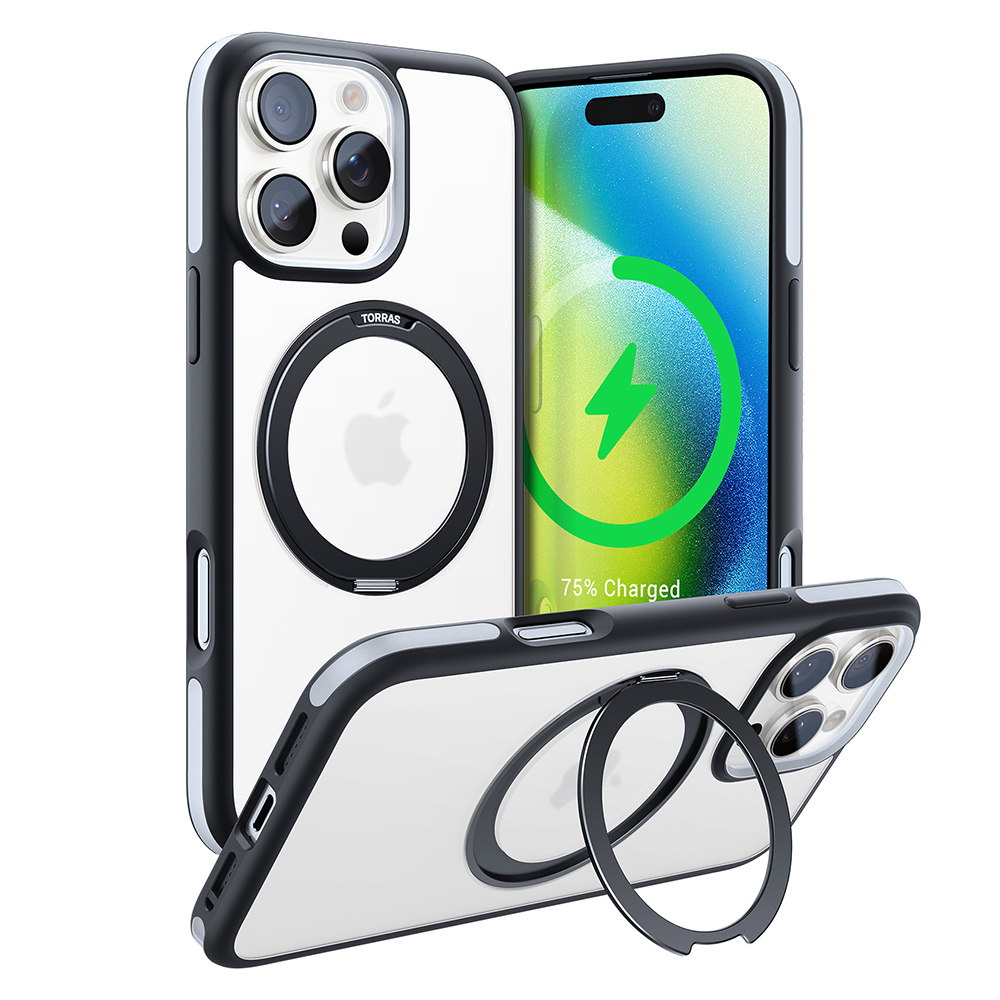 Torras - Ostand R Fusion Series - iPhone 16 Pro - Black KF2344138
