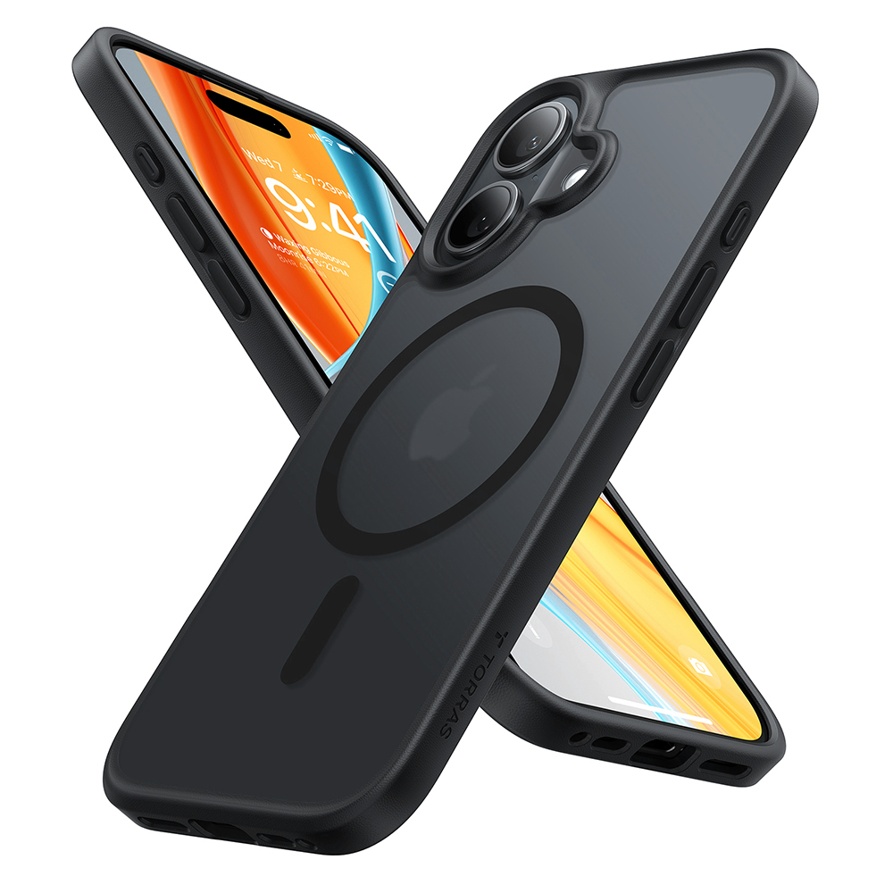 Torras - Guardian Magnetic Series - iPhone 16 Plus - Black KF2344145