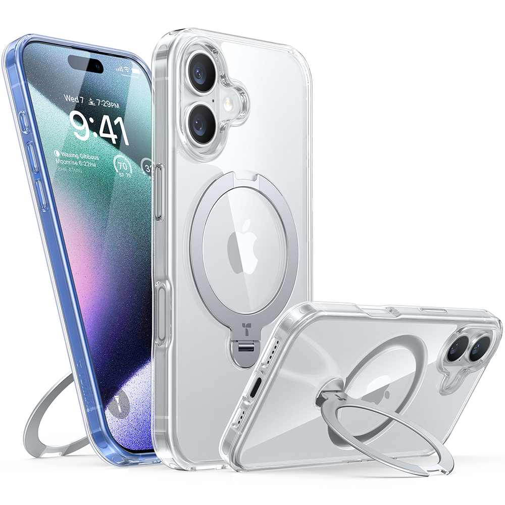 Torras - Ostand Spin Series - iPhone 16 - Clear KF2344153