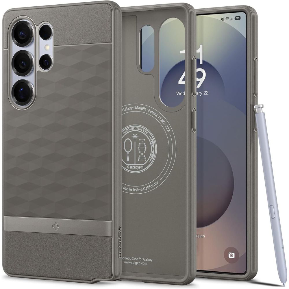 Spigen - Caseology Parallax MagSafe - Samsung Galaxy S25 Ultra - Ash Grey KF2345988