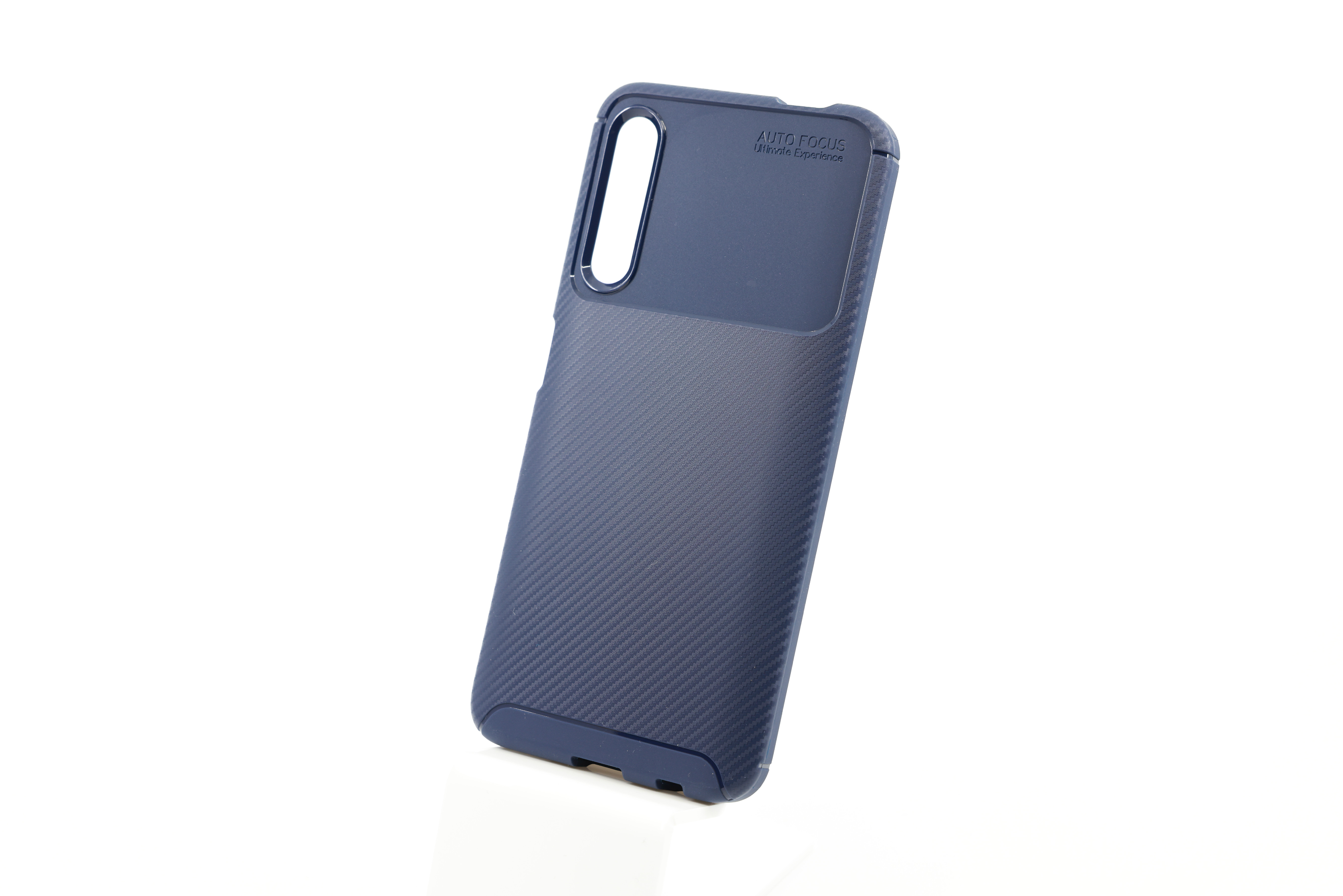 E-shop Bomba Mäkký obal carbon look pre Huawei - modrý Model Huawei: P Smart Pro