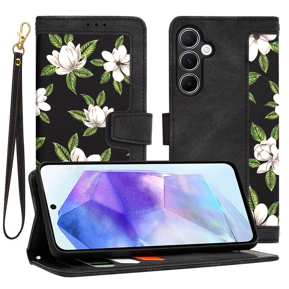 Techsuit - FlipCraft - Samsung Galaxy A55 5G - Flowers of the Dawn KF2328690
