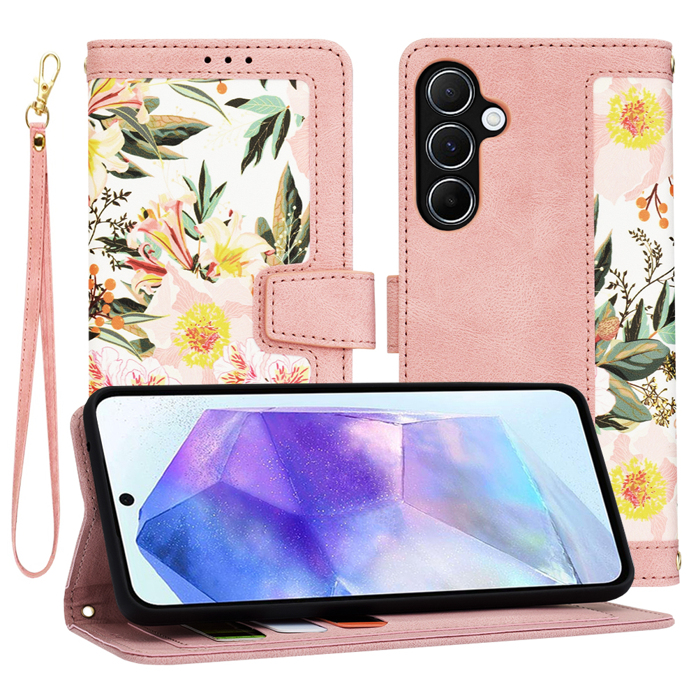 Techsuit - FlipCraft - Samsung Galaxy A55 5G - Sweetheart Pink KF2328691
