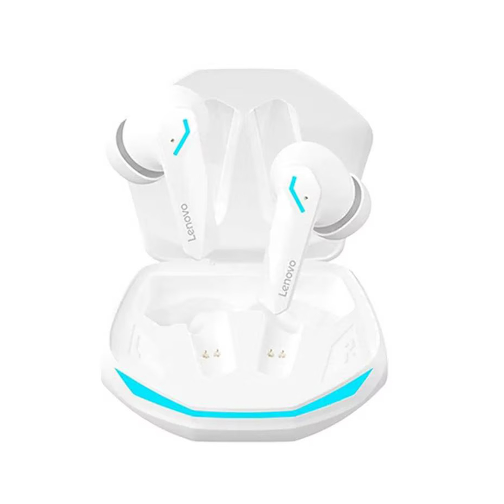 Lenovo - Wireless Earbuds (GM2 Pro) - Bluetooth 5.3, for Gaming Dual Mode, Low Latency, HD Calls, Ergonomic Design - White KF2336365