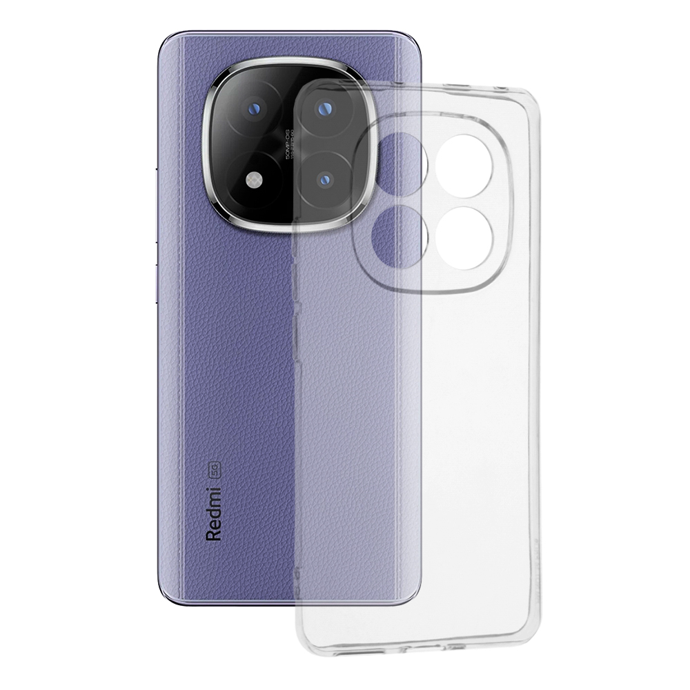Techsuit - Clear Silicone - Xiaomi Redmi Note 14 Pro+ 5G - Transparent KF2341223