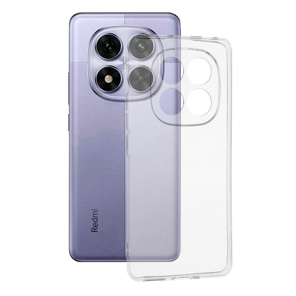Techsuit - Clear Silicone - Xiaomi Redmi Note 14 Pro 5G / Poco X7 - Transparent KF2341753
