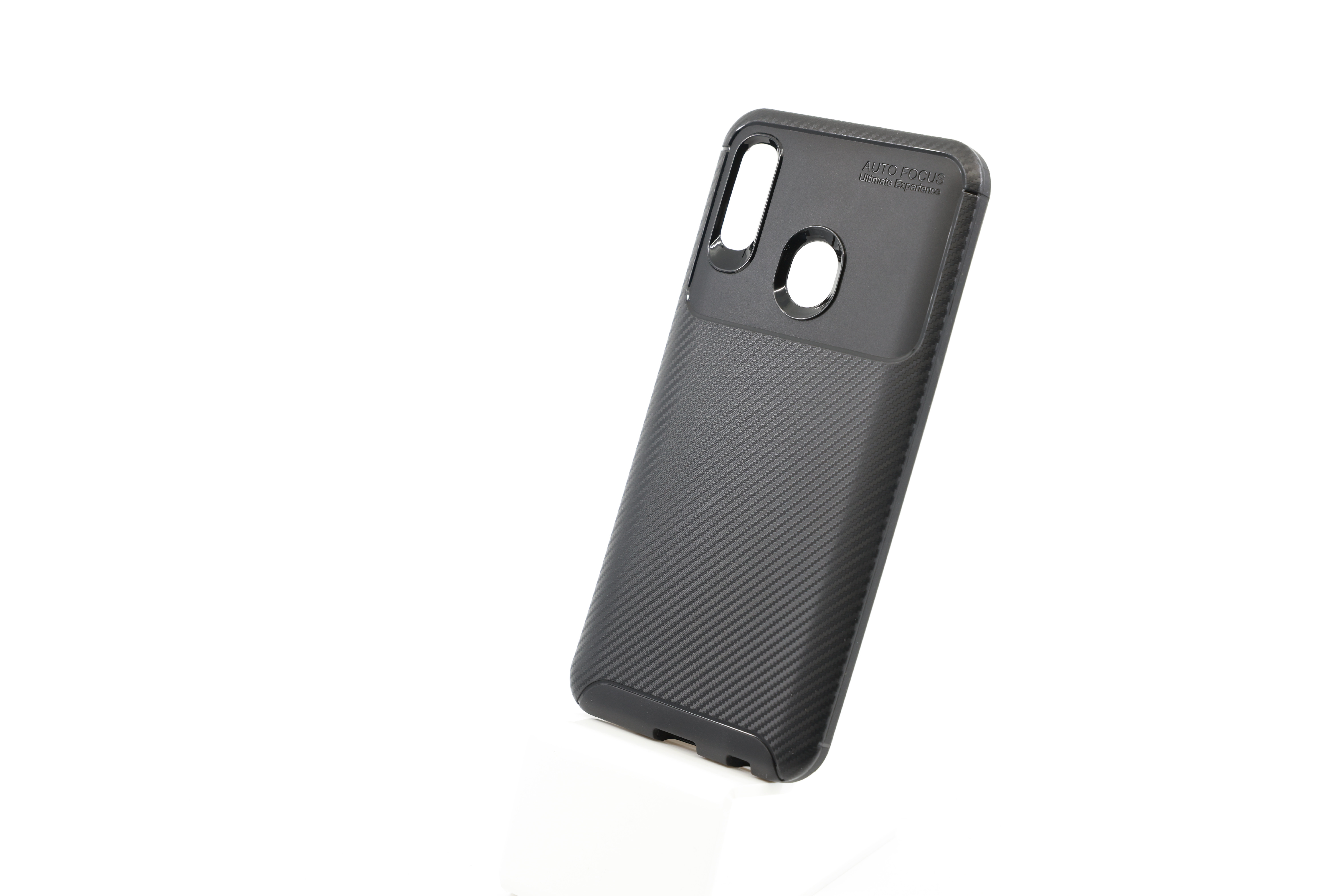 E-shop Bomba Mäkký obal carbon look pre Huawei - čierny Model Huawei: P Smart 2019/P Smart+ 2019