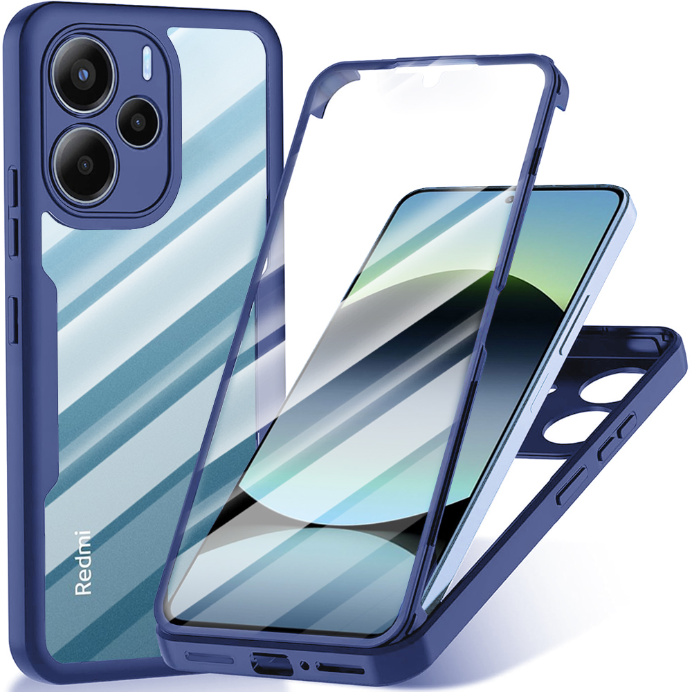 Techsuit - ColorVerse 360 Series + Screen Protector - Xiaomi Redmi Note 14 4G - Blue KF2345799