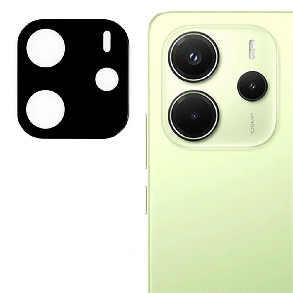 Techsuit - Full Camera Glass - Xiaomi Redmi Note 14 4G - Black KF2346391