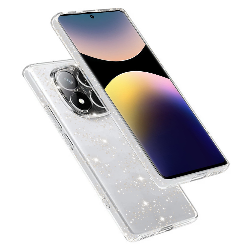 Techsuit SparkleSkin Kryt pre Xiaomi Redmi Note 14 Pro 4G / Poco F7 – priehľadný KF2346123