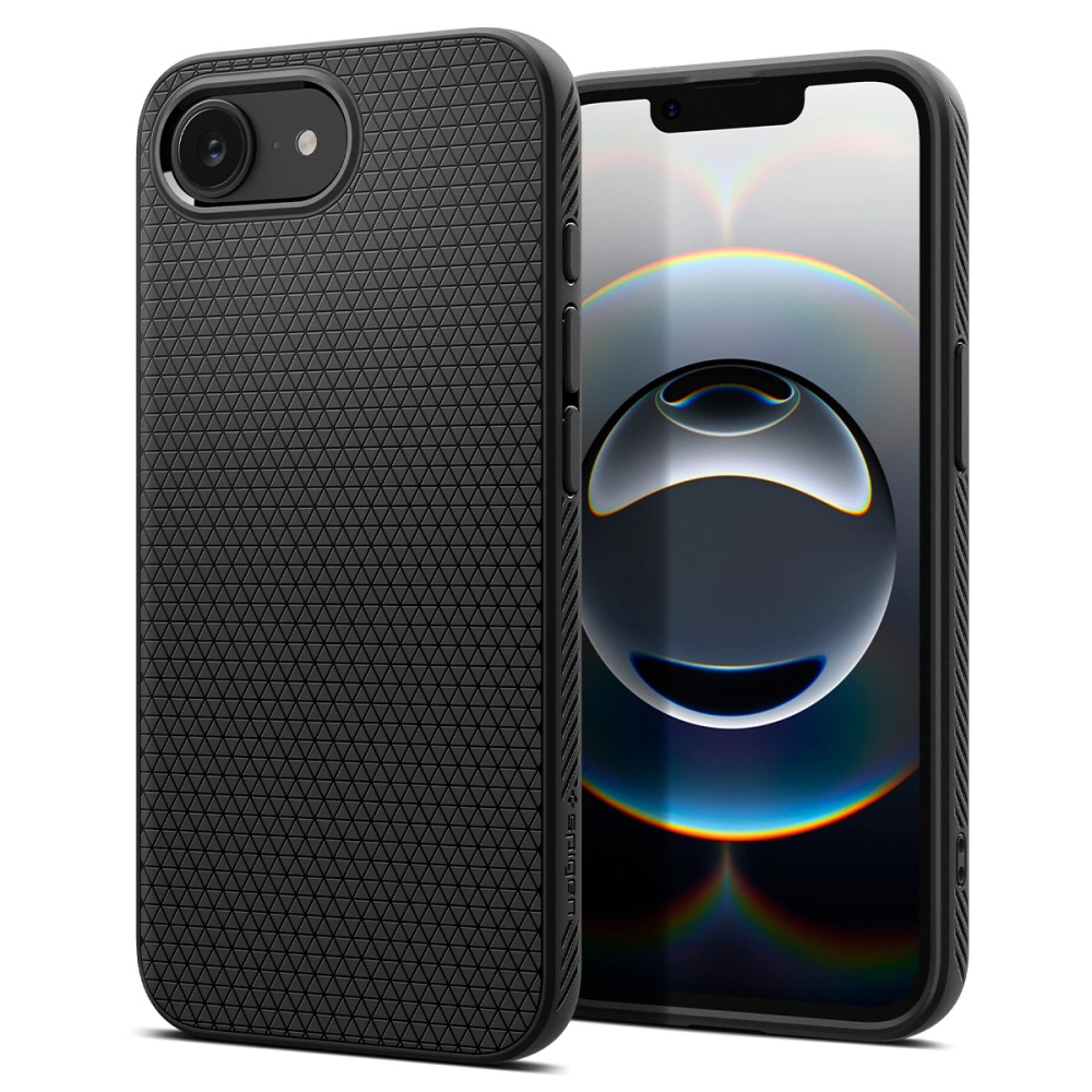 Spigen Liquid Air Kryt pre iPhone 16e – matný čierny KF2345950