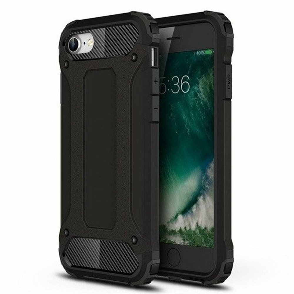 Techsuit Hybrid Armor kryt na iPhone 7 / iPhone 8 / SE (2020/2022) – čierny KF231181