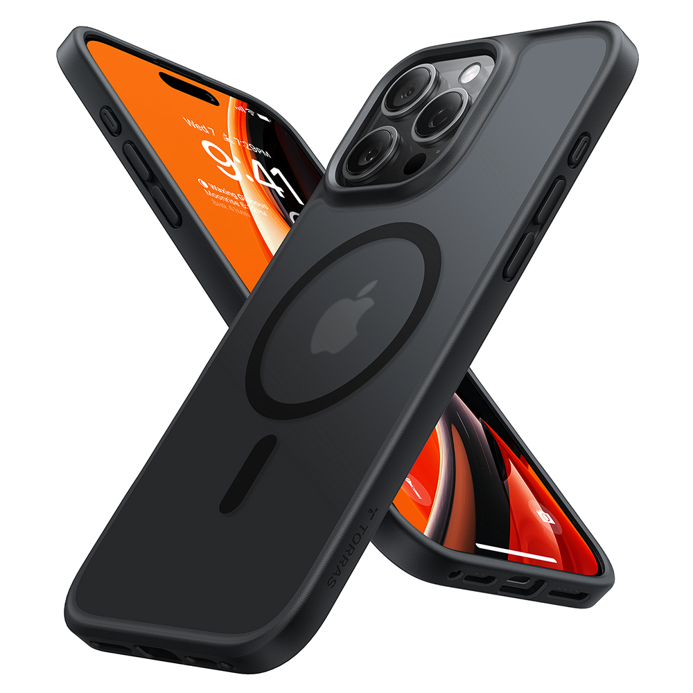 Torras Guardian Magnetic Series kryt na iPhone 16 Pro – čierny KF2344146