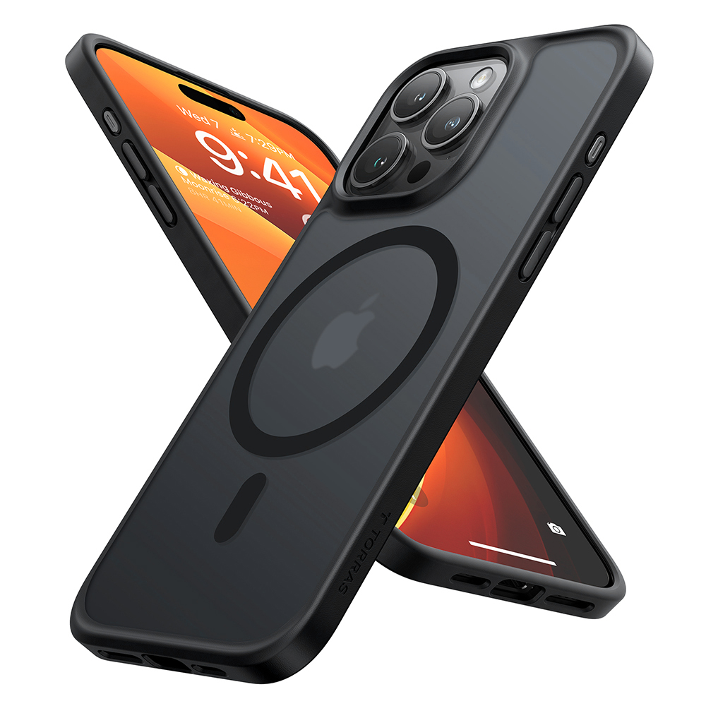 Torras Guardian Magnetic Series kryt na iPhone 15 Pro Max – čierny KF2344197