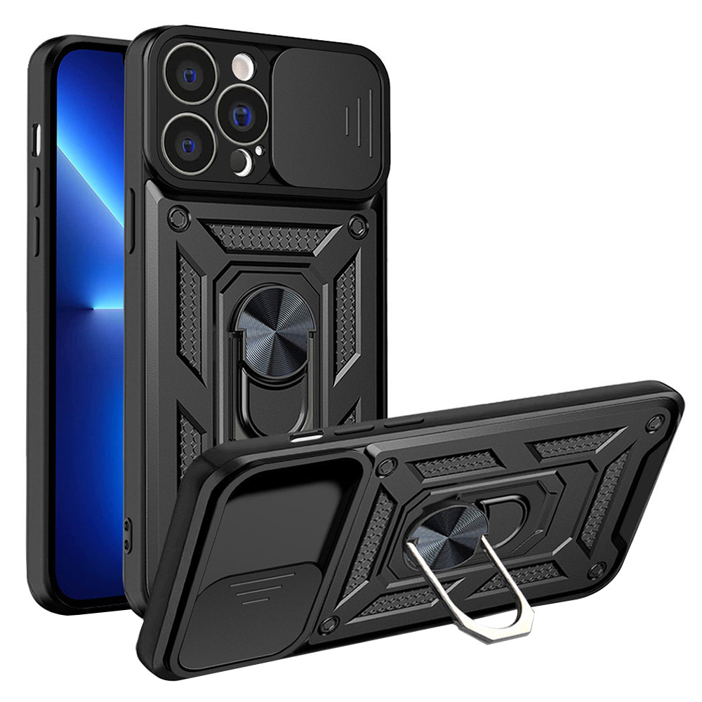 Techsuit CamShield Series kryt na iPhone 13 Pro Max – čierny KF2313031