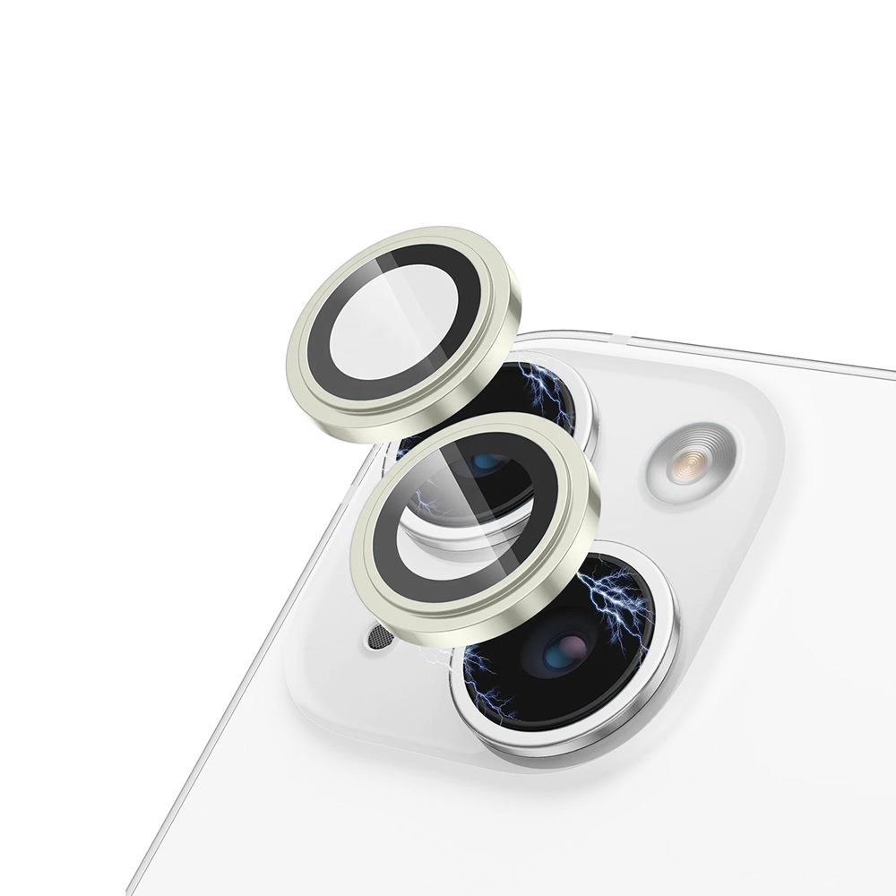 Lito S+ Camera Glass Protector sklo na kameru iPhone 15 / iPhone 15 Plus – žlté KF2315054