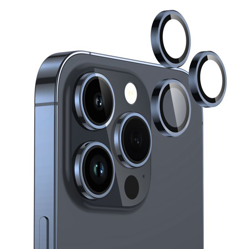 Lito S+ Camera Glass Protector sklo na kameru iPhone 15 Pro / iPhone 15 Pro Max – modrý titán KF2315058