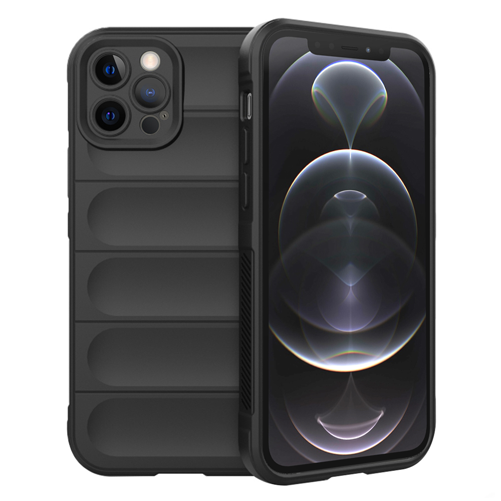 Techsuit Magic Shield kryt na iPhone 12 Pro – čierny KF2322755
