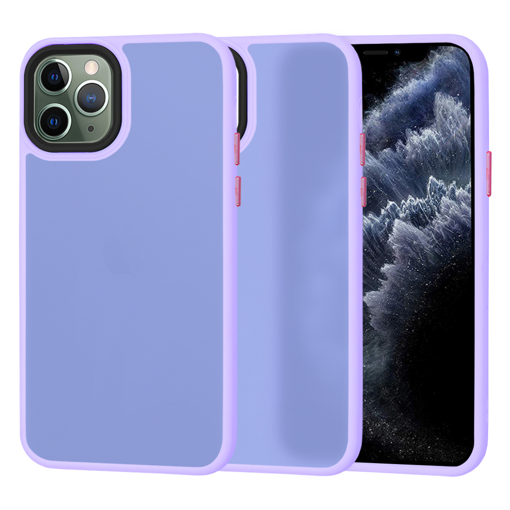 Techsuit HaloFrost Series kryt na iPhone 11 Pro Max – svetlo fialový KF2324454