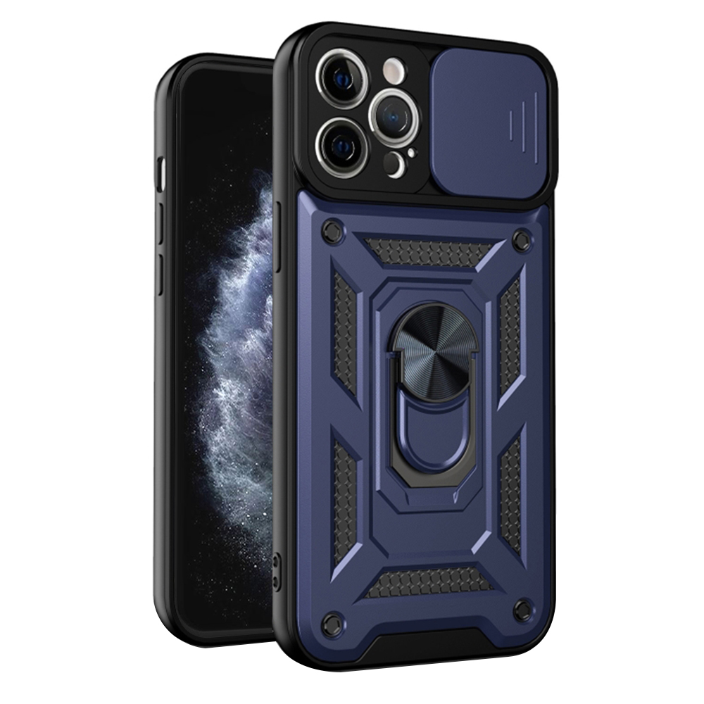 Techsuit CamShield Series kryt na iPhone 11 Pro – modrý KF2325296