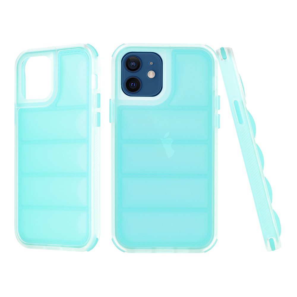 Techsuit Wave Shield kryt na iPhone 12 / iPhone 12 Pro – tyrkysový KF2325713