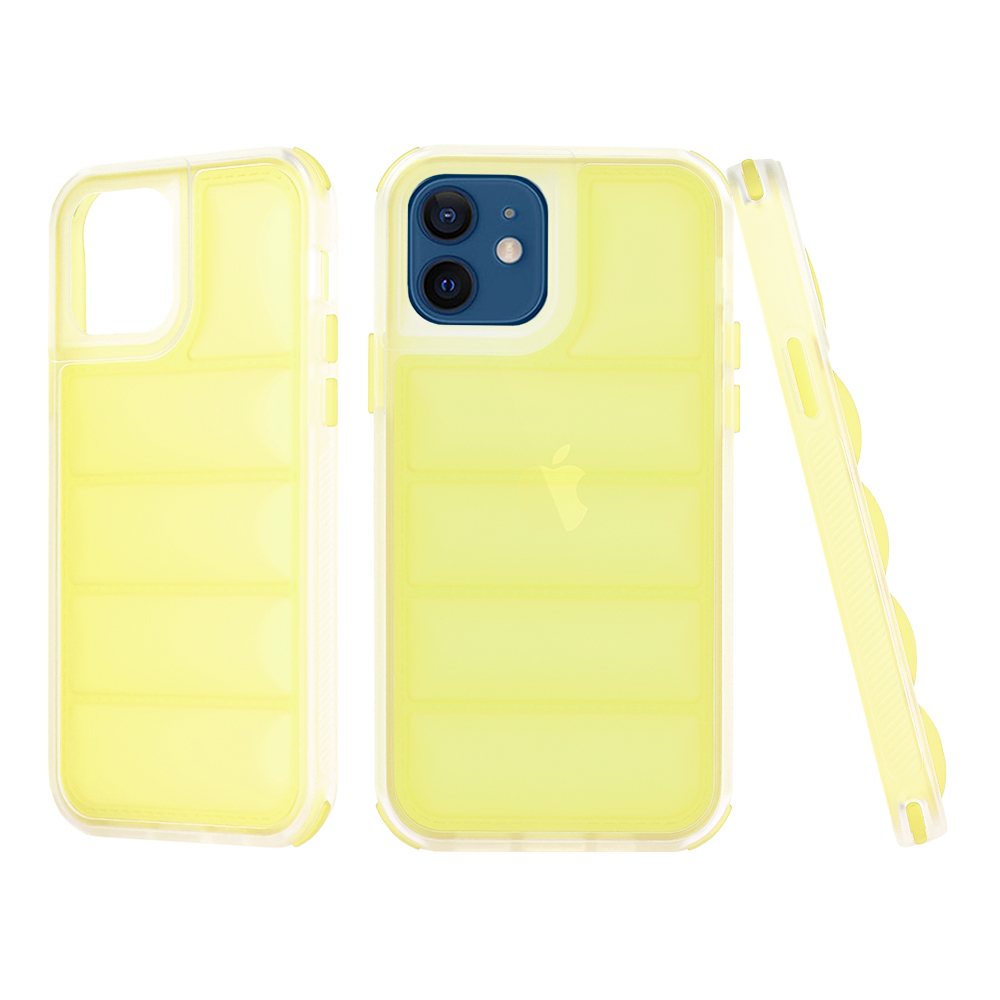 Techsuit Wave Shield kryt na iPhone 12 / iPhone 12 Pro – žltý KF2325711