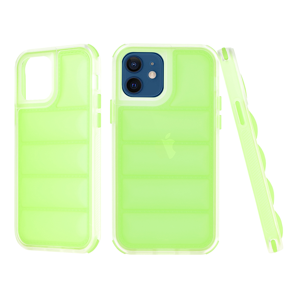 Techsuit Wave Shield kryt na iPhone 12 / iPhone 12 Pro – zelený KF2325709