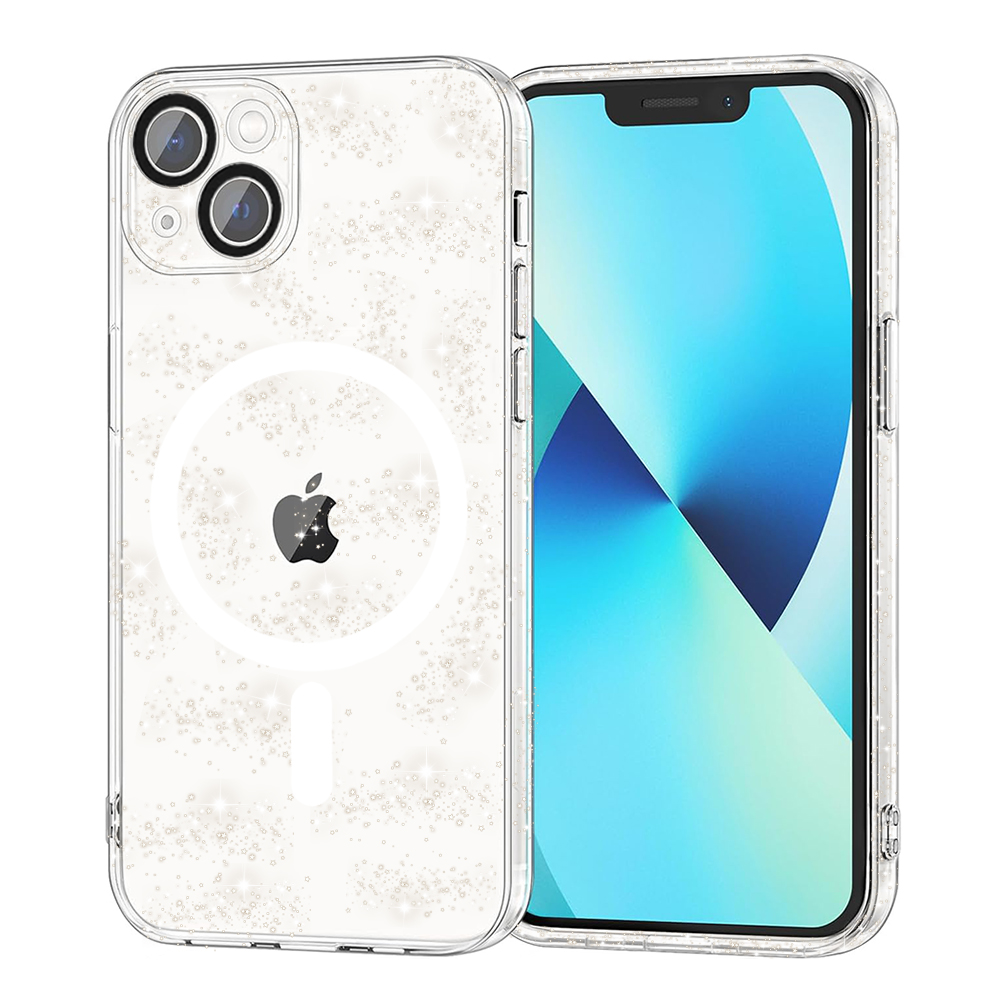 Techsuit SparkleSkin MagSafe Series kryt na iPhone 13 – číry KF2326127