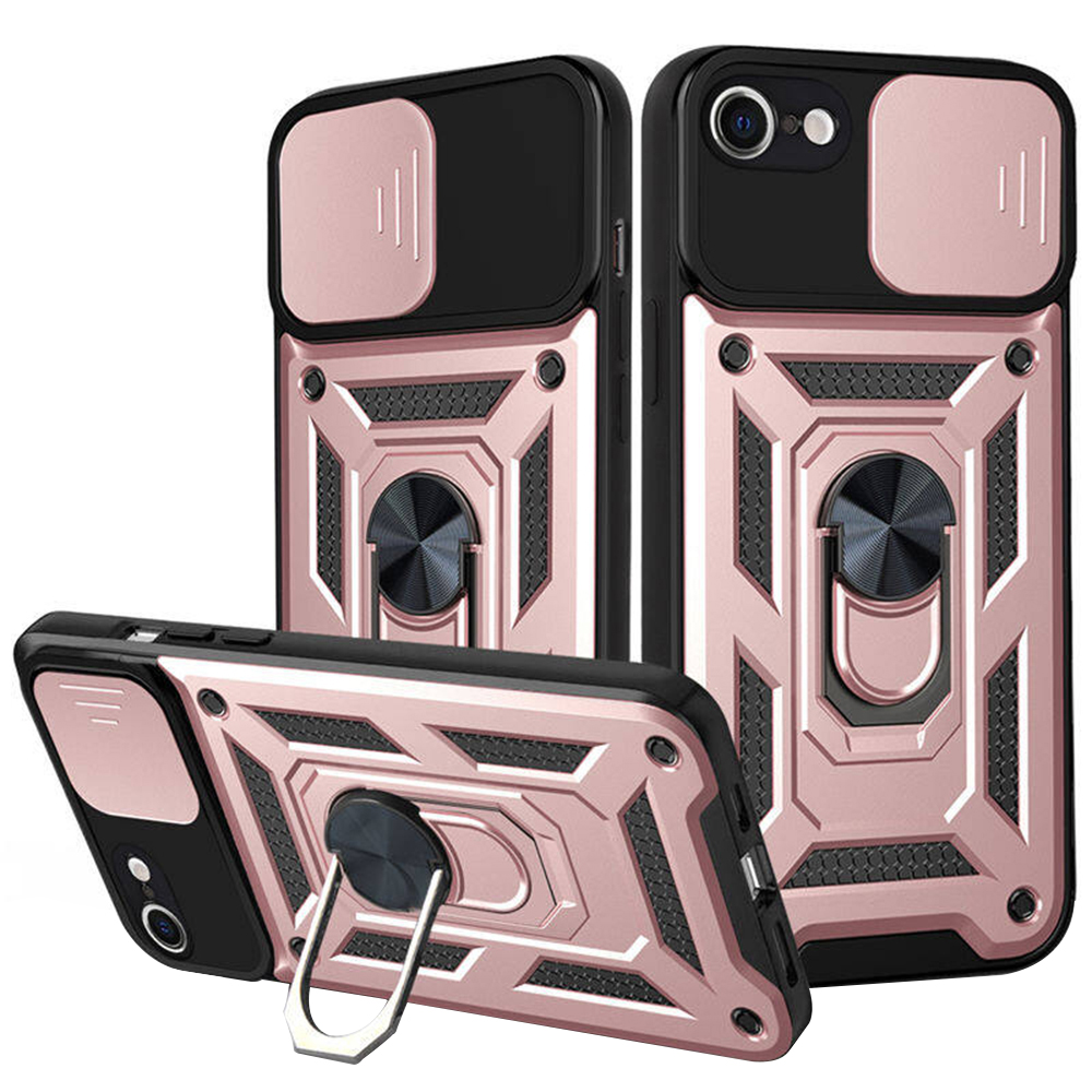 Techsuit CamShield Series kryt na iPhone 6 Plus / iPhone 6s Plus – ružovo-zlatý KF2327417