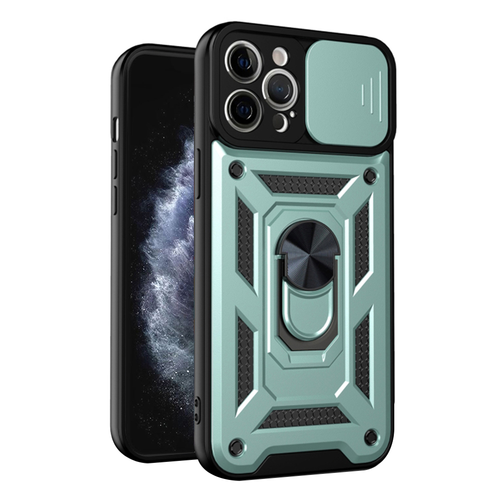 Techsuit CamShield Series kryt na iPhone 11 Pro – zelený KF2327620
