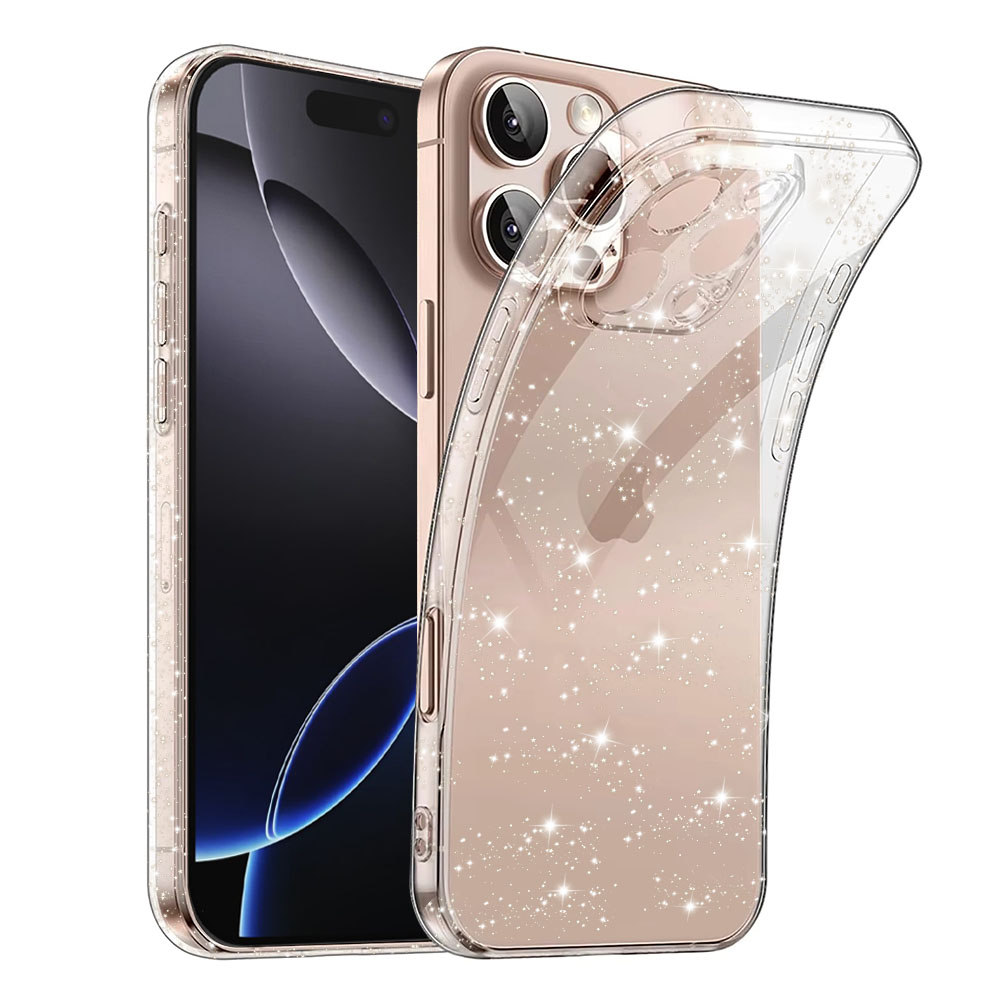 Techsuit SparkleSkin Series kryt na iPhone 16 Pro – číry KF2330537