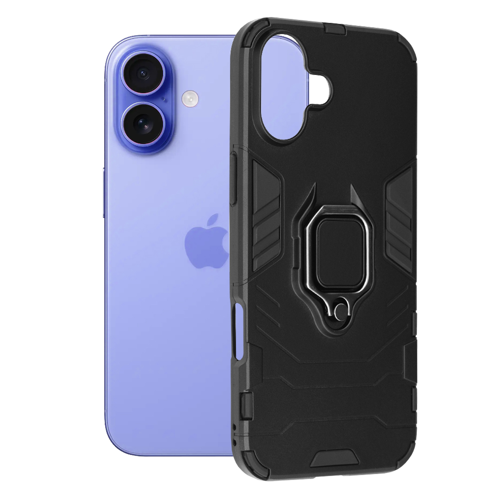 Techsuit Silicone Shield kryt na iPhone 16 – čierny KF2330543
