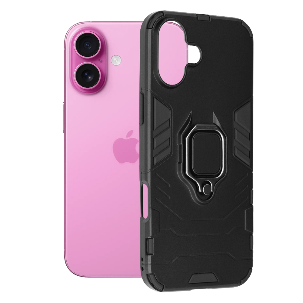 Techsuit Silicone Shield kryt na iPhone 16 Plus – čierny KF2330544