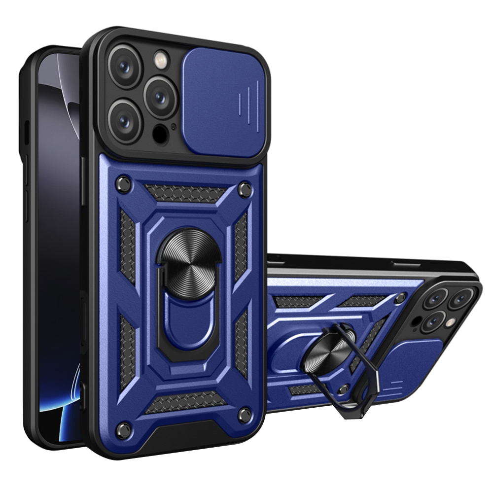 Techsuit CamShield Series kryt na iPhone 16 Pro – modrý KF2330558