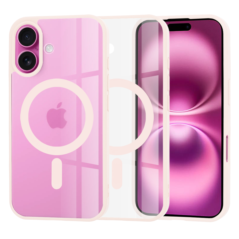 Techsuit MagSafe Pro kryt na iPhone 16 Plus – nežná ružová KF2330760