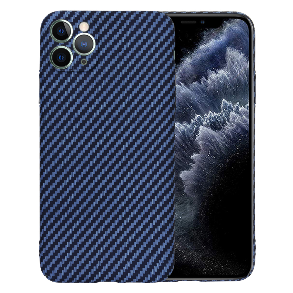 Techsuit Carbonite FiberShell kryt na iPhone 11 Pro Max – tyrkysový KF2331415