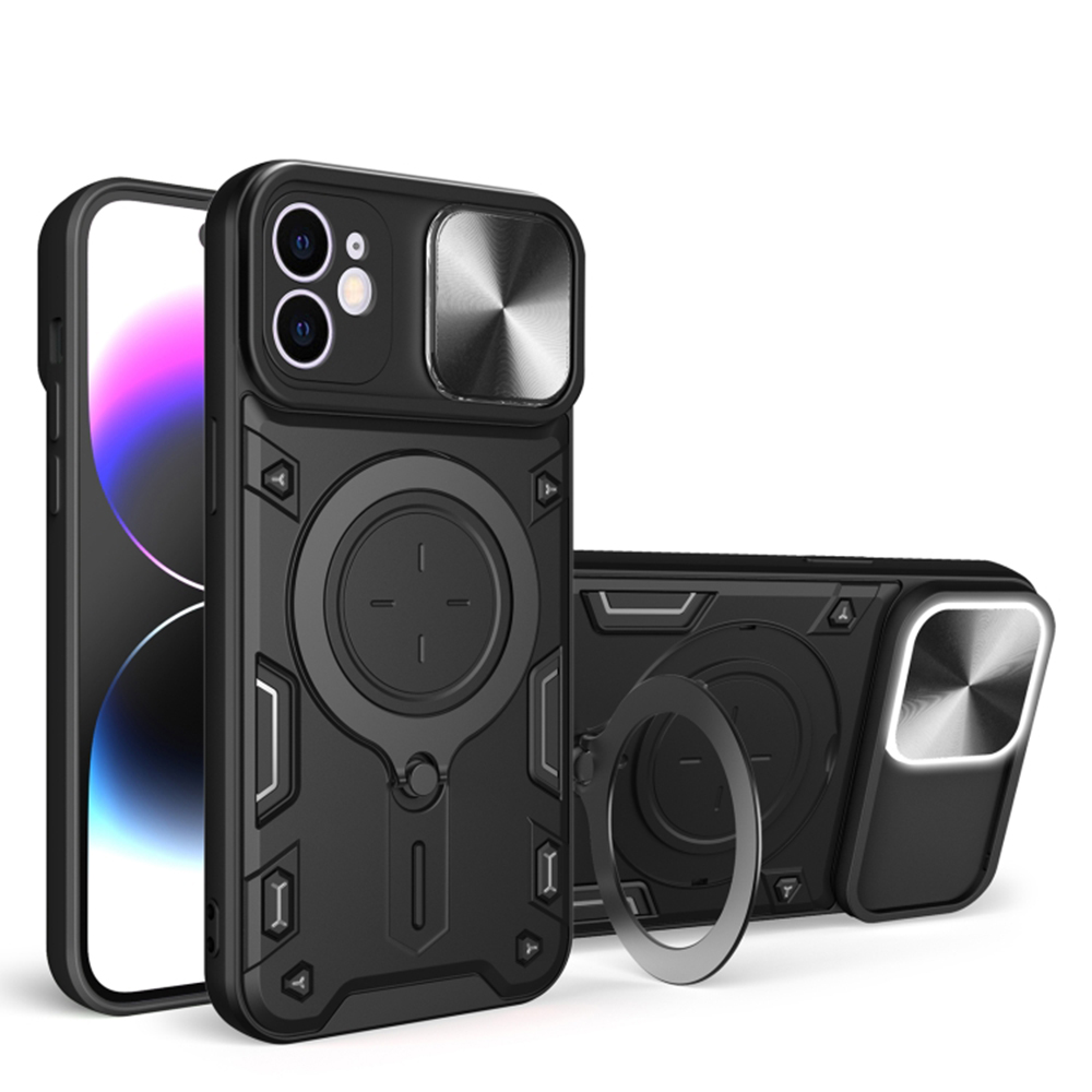 Techsuit CamGuard Pro kryt na iPhone 12 / iPhone 12 Pro – čierny KF2331504