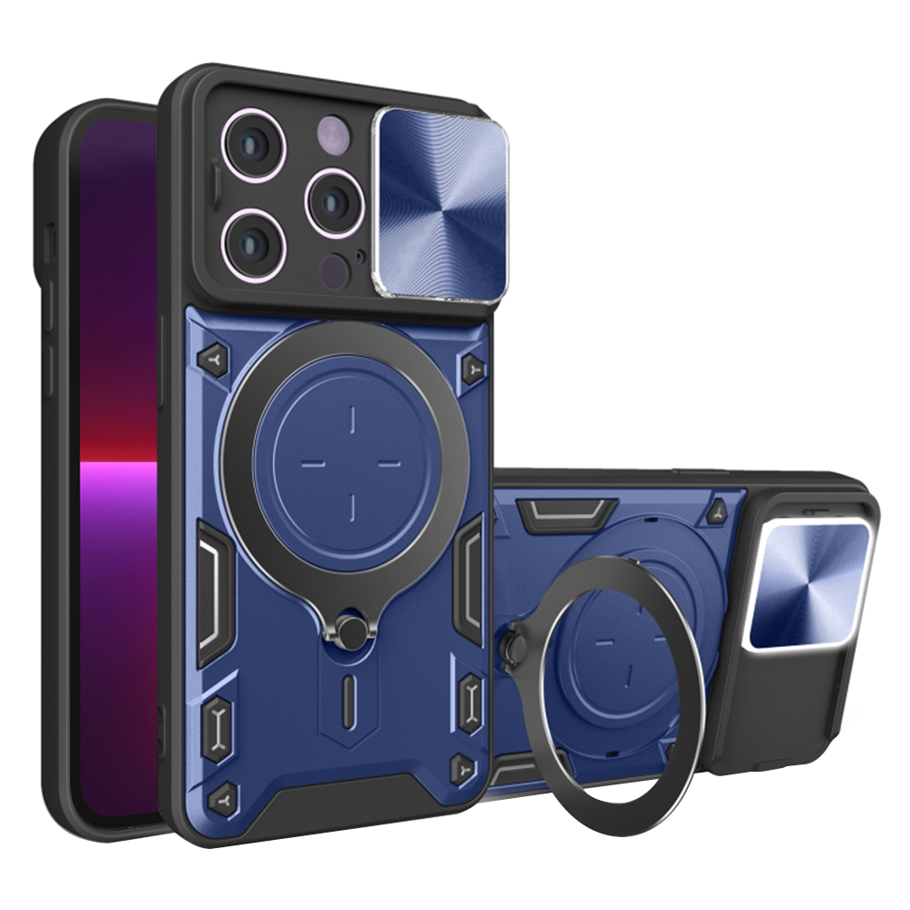 Techsuit CamGuard Pro kryt na iPhone 13 Pro – modrý KF2331531