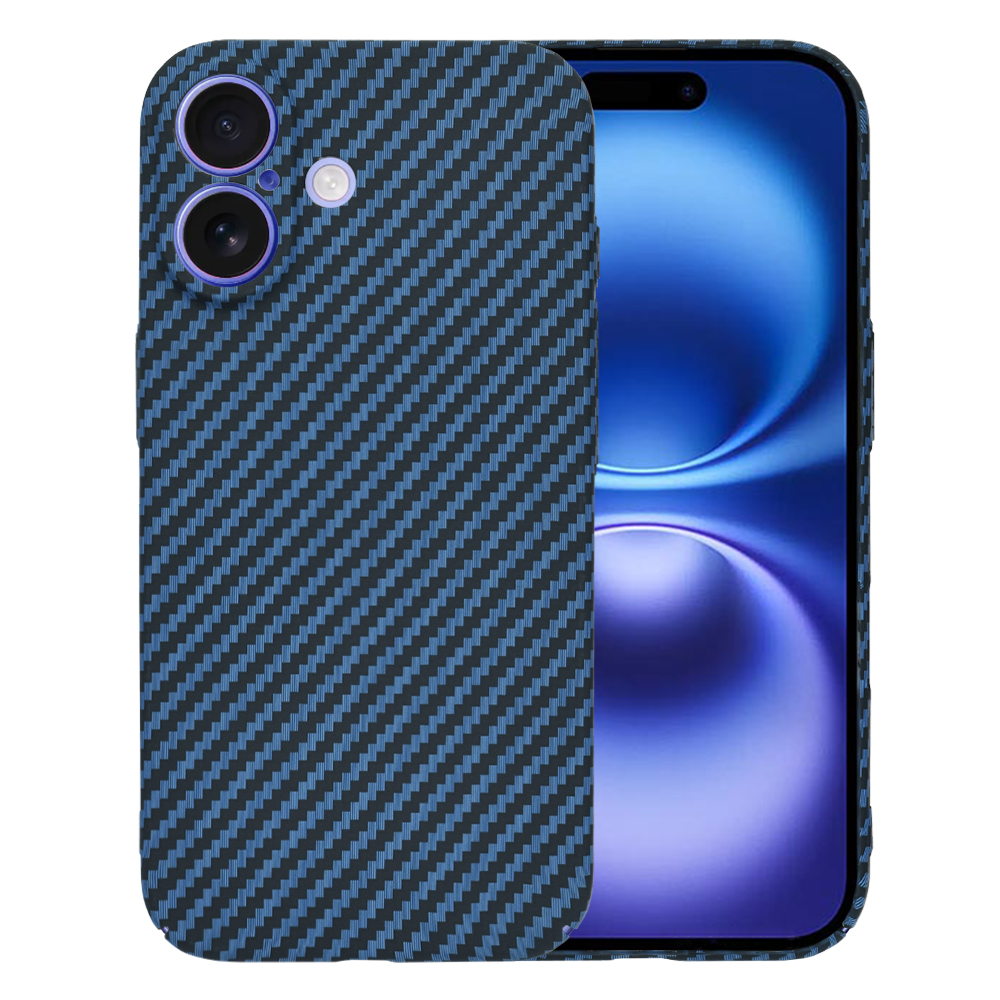 Techsuit Carbonite FiberShell kryt na iPhone 16 – tyrkysový KF2332940