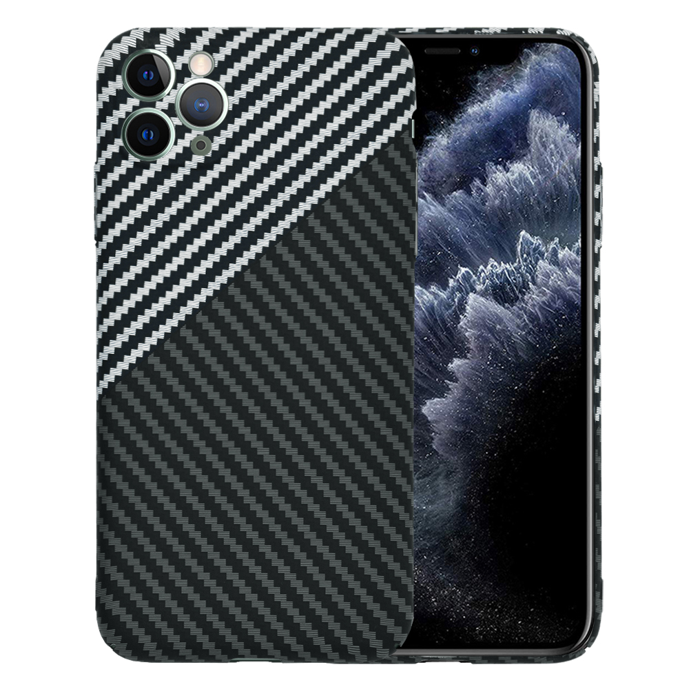 Techsuit Carbonite FiberShell kryt na iPhone 11 Pro Max – Stealth sivý KF2333205