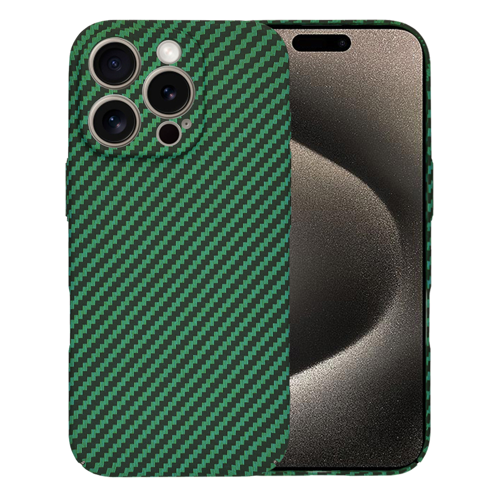 Techsuit Carbonite FiberShell kryt na iPhone 15 Pro Max – zelený KF2333267