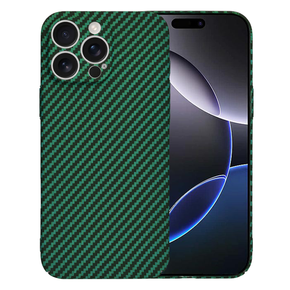 Techsuit Carbonite FiberShell kryt na iPhone 16 Pro Max – zelený KF2333472