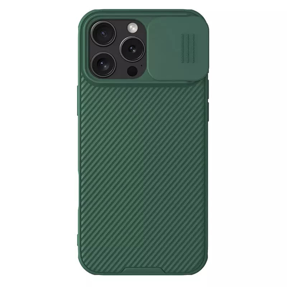 Nillkin CamShield Pro Magnetic kryt na iPhone 16 Pro – zelený KF2334026