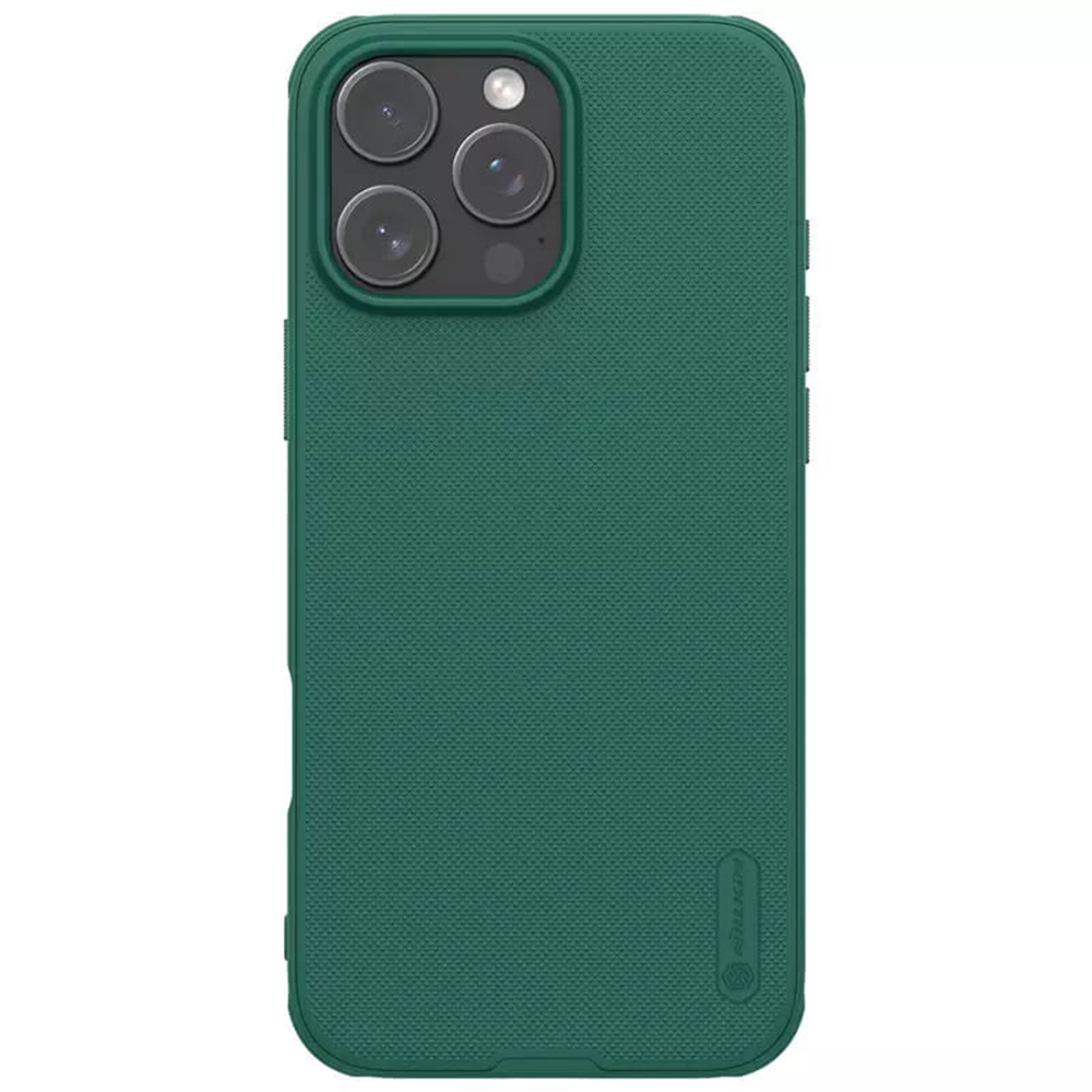 Nillkin Super Frosted Shield Pro kryt na iPhone 16 Pro Max – tmavo zelený KF2334056