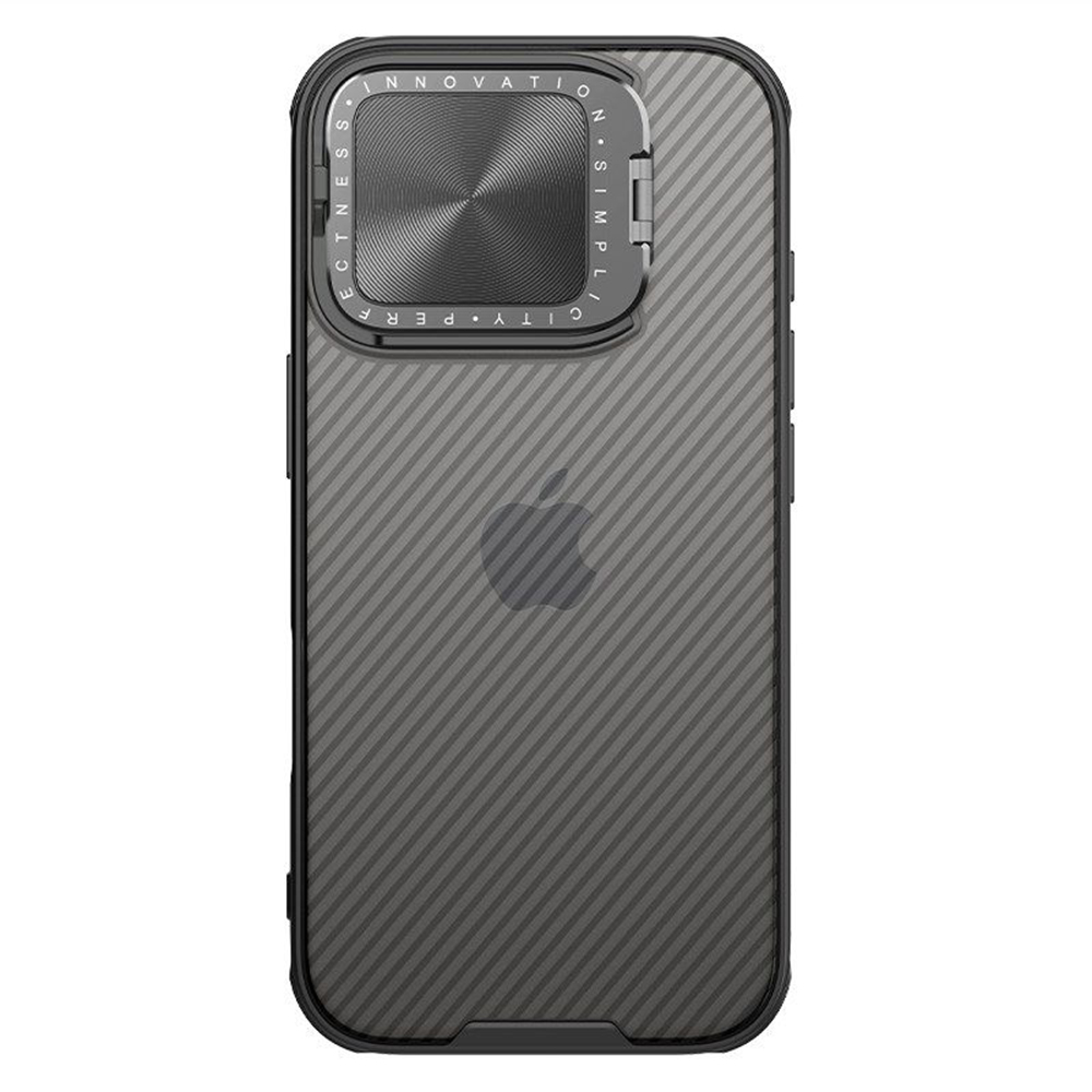 Nillkin CamShield Prop kryt na iPhone 16 Pro Max – priehľadný čierny KF2334113