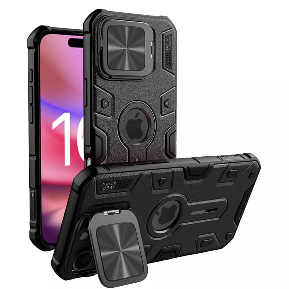 Nillkin CamShield Armor Prop Magnetic kryt na iPhone 16 Pro Max – čierny KF2334114