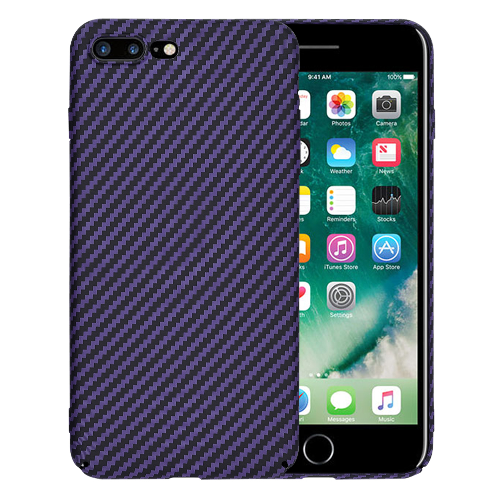 Techsuit Carbonite FiberShell kryt na iPhone 7 Plus / iPhone 8 Plus – fialový KF2334597