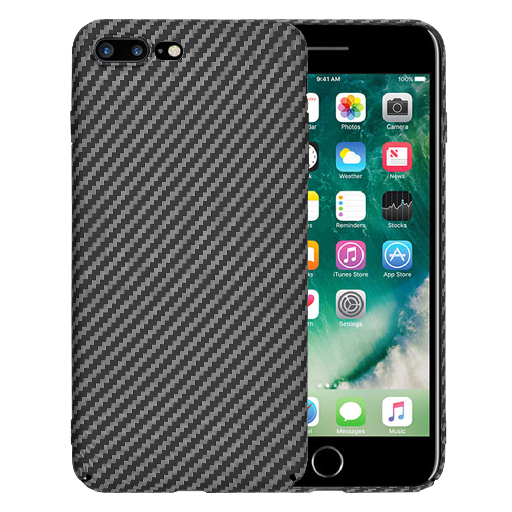 Techsuit Carbonite FiberShell kryt na iPhone 7 Plus / iPhone 8 Plus – čierny KF2334592