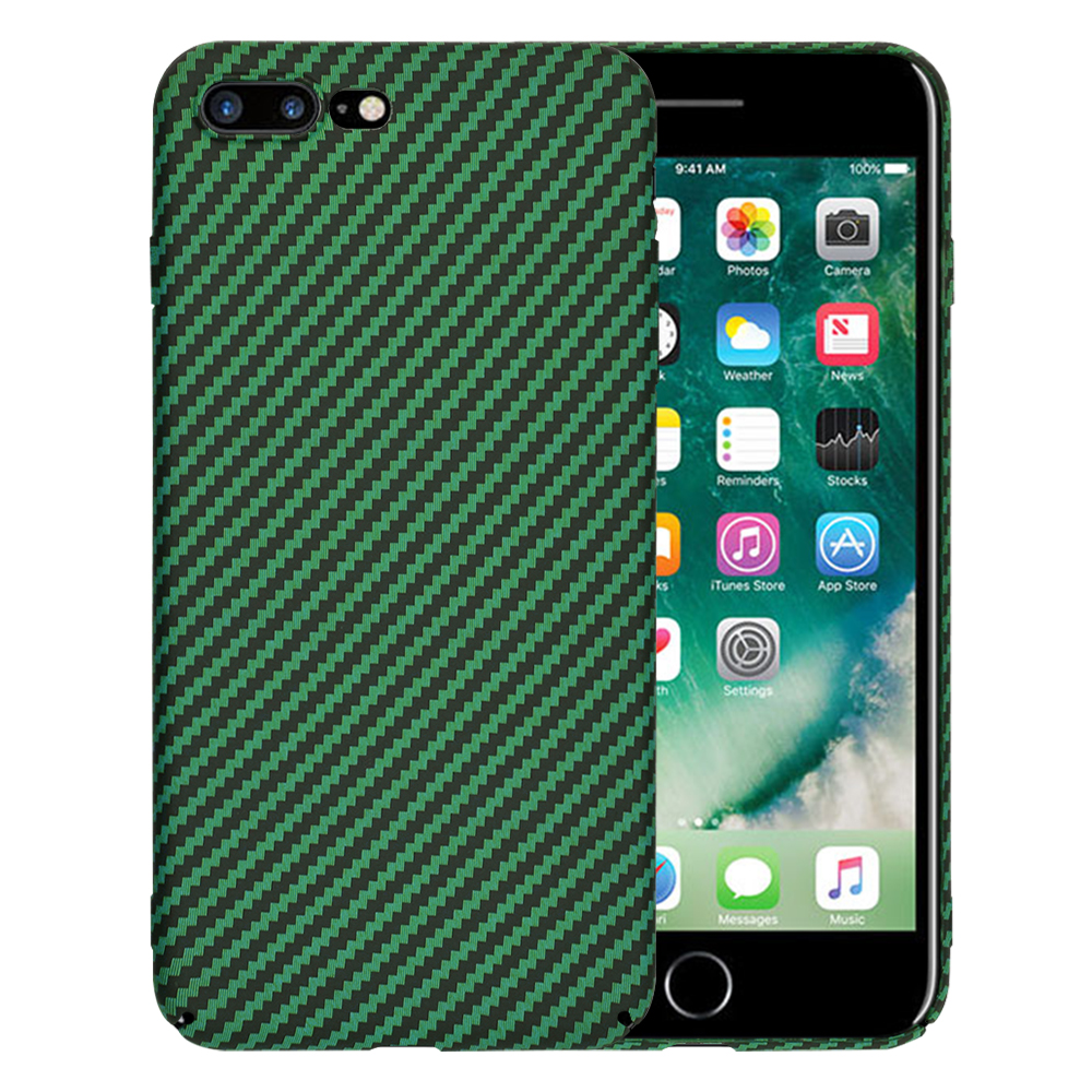 Techsuit Carbonite FiberShell kryt na iPhone 7 Plus / iPhone 8 Plus – zelený KF2334593